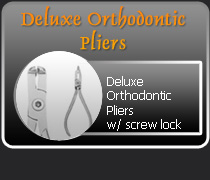 Deluxe Orthodontic Pliers w/ screw lock